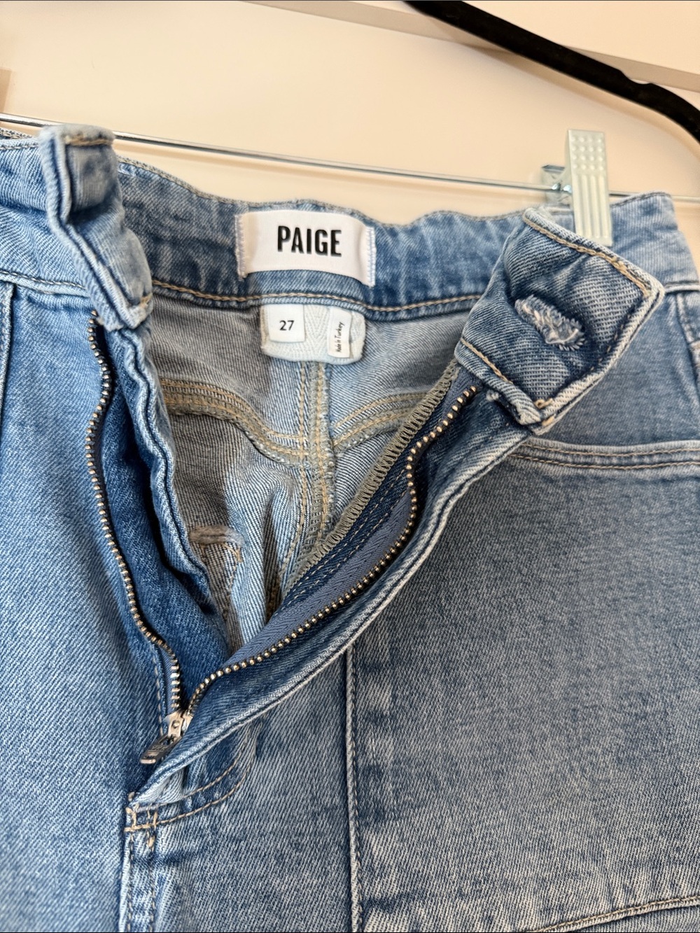 Paige Anessa High-Rise Crop Wide Leg Jeans, 27P - Picture 2 of 4
